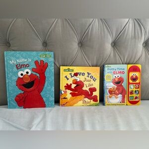 Elmo’s Complete set of 3 Children Books